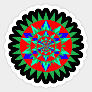 Abstract Geometric Designs 01 Sticker